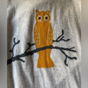 Owl Graphic Lightweight Sweater